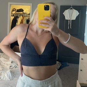 Superdown Snake Skin crop top